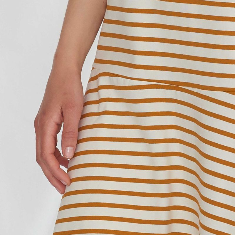 The Grobund Marianne Dress - The One With Golden Stripes image