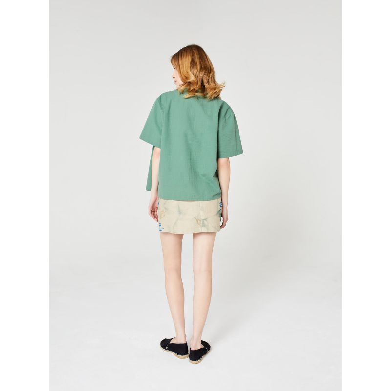 Plage Button-Up Shirt - Oyat Green image