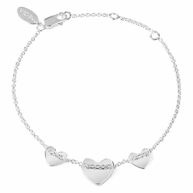 Silver Heart Bracelet image