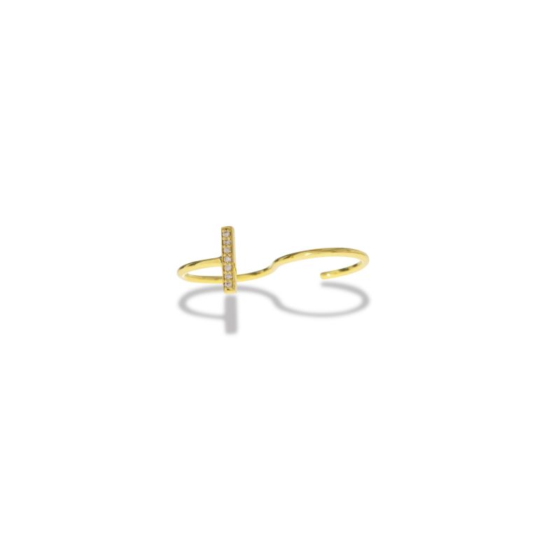 Scarlett 14k Solid Gold With Diamonds image