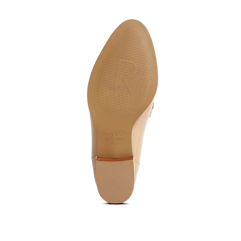 Pola Nude Leather Horsebit Loafer image