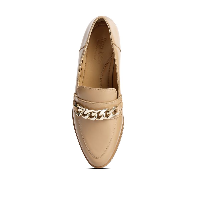 Pola Nude Leather Horsebit Loafer image