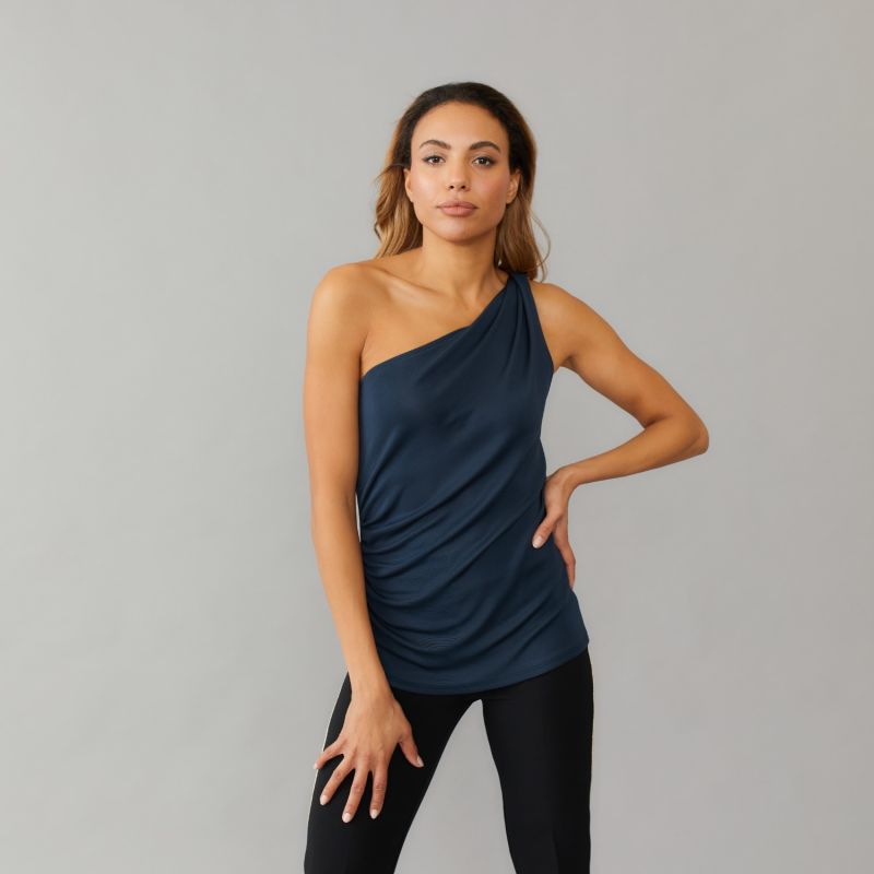 Generation X Blue Twist Shoulder Top image