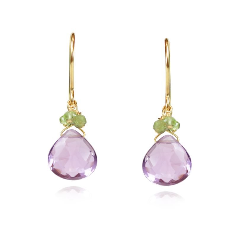 Amethyst Drop Earrings image