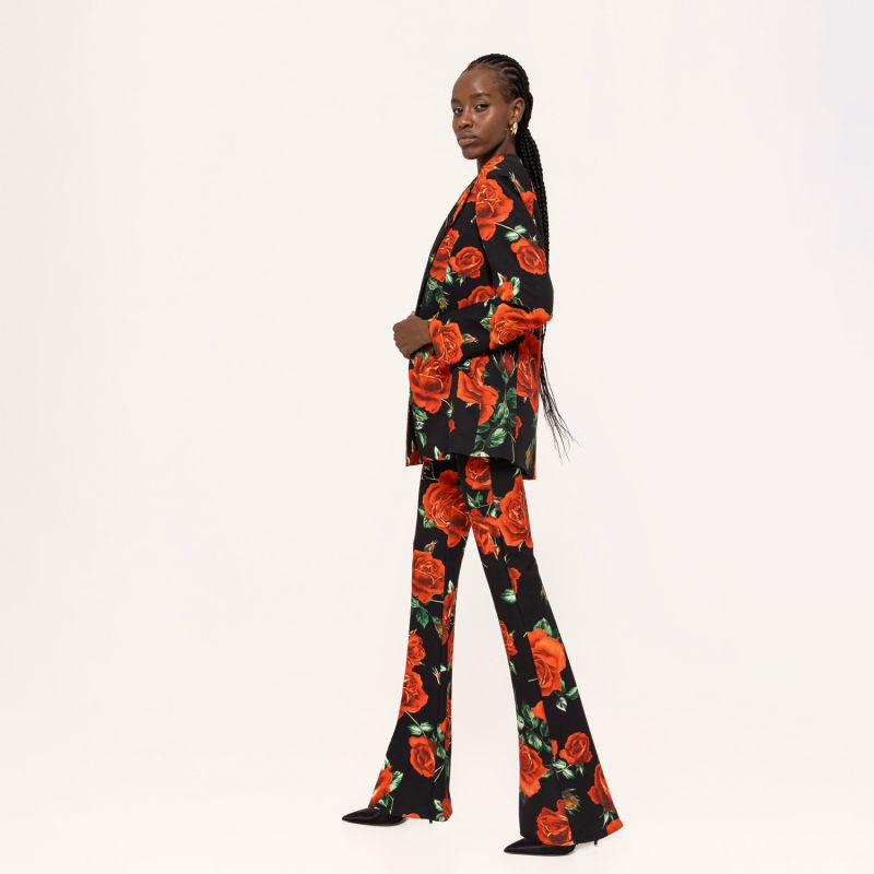 Printed High Rise Pants image