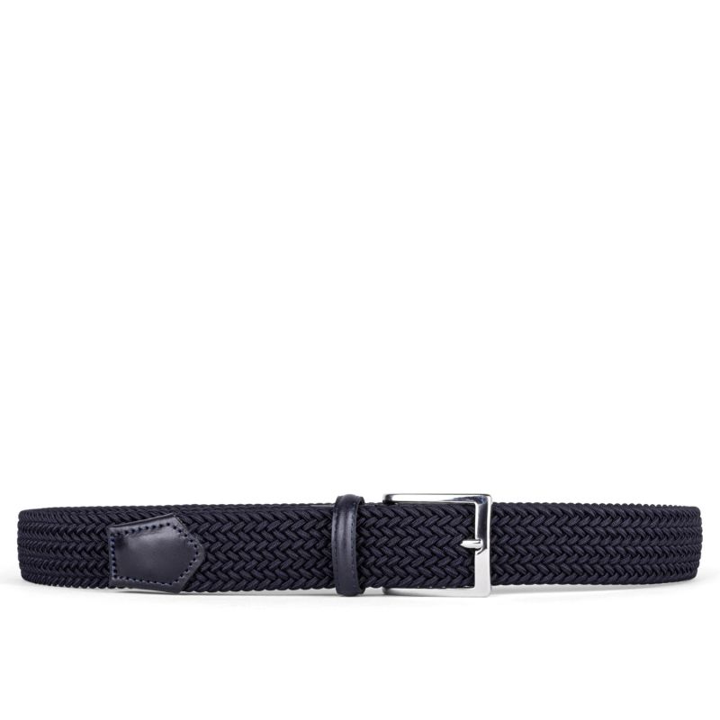 Braided Viscose Belt Blue Enrico image