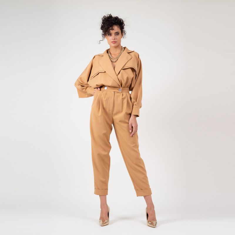 Camel Maxi Jumpsuit image