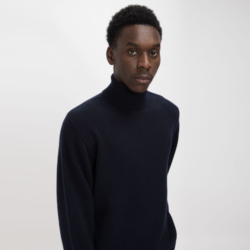 Pure Cashmere Turtle Neck Sweater