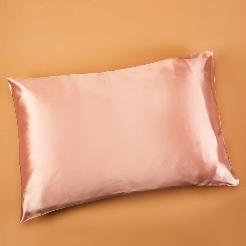 Mulberry Silk Pillowcase - Rose Gold, Silk pillowcase