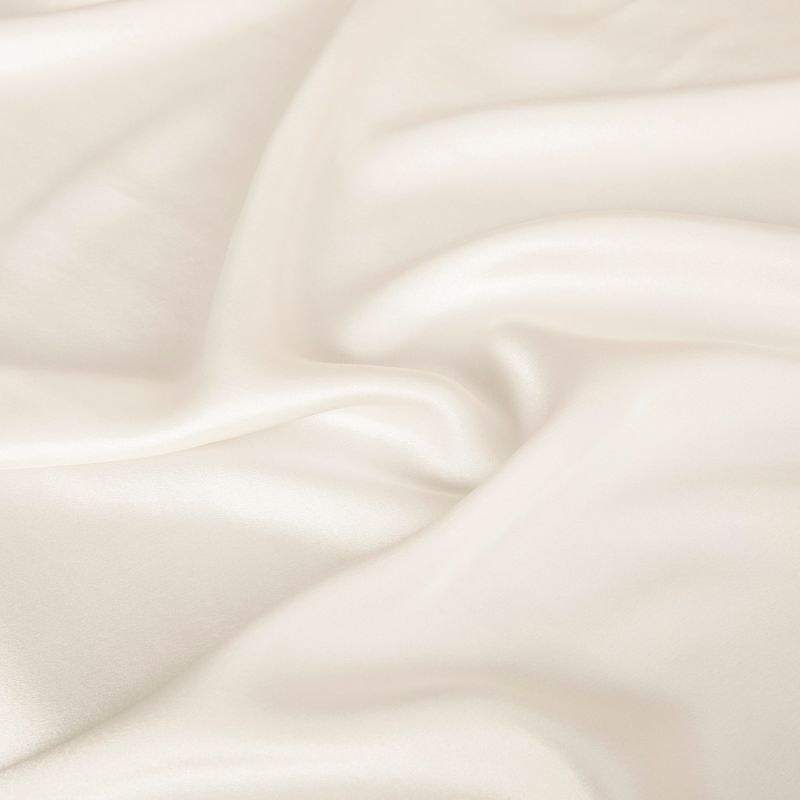 Pure Mulberry Silk Seamless Fitted Sheet - King - Ivory image