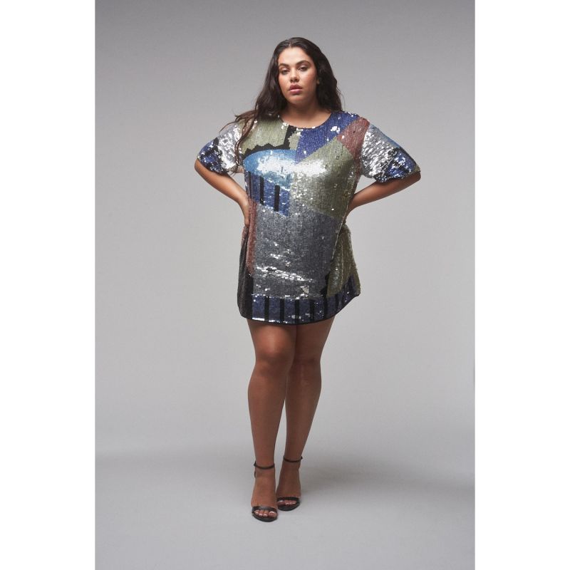 Lexi T-Shirt Sequin Dress image