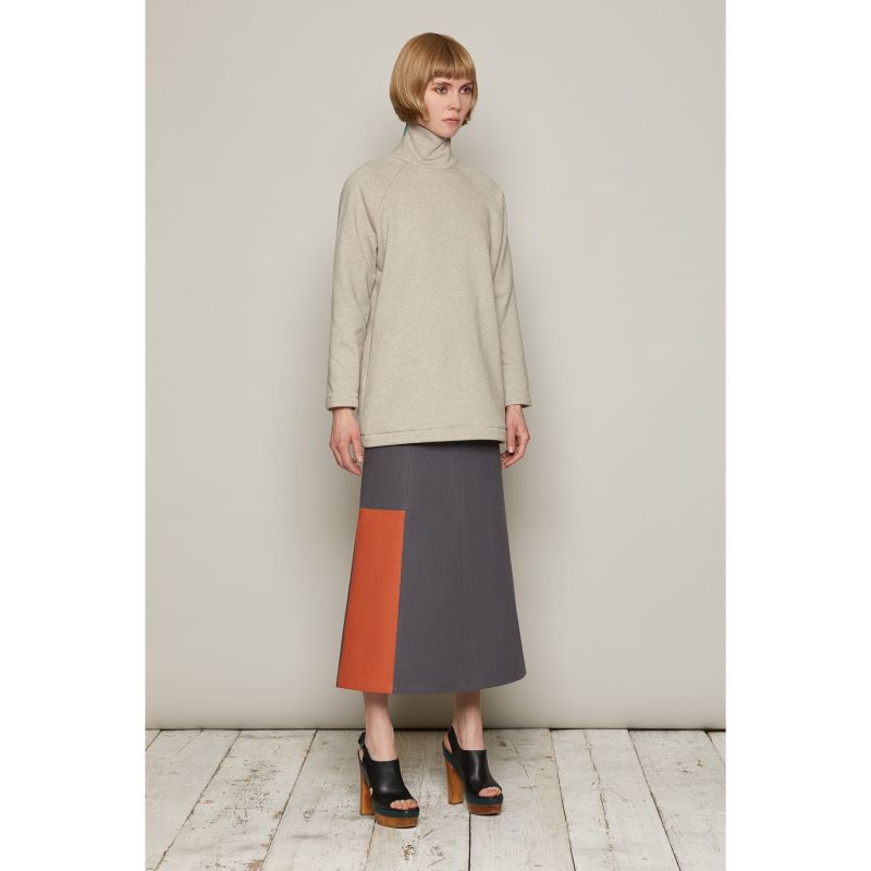 A line Huberta Skirt Slate image