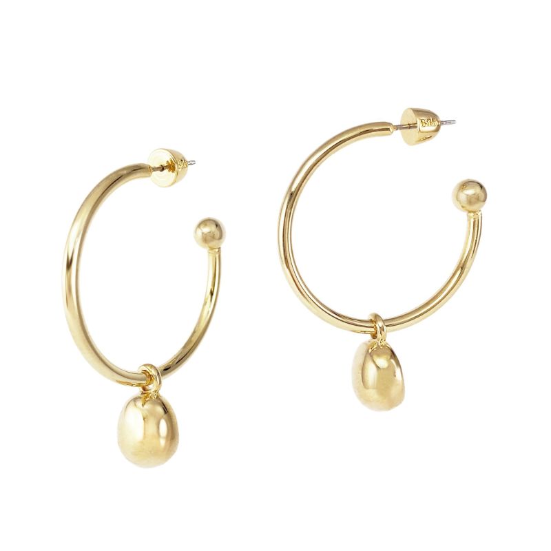 Galina 2-In-1 Hoops Large Gold image