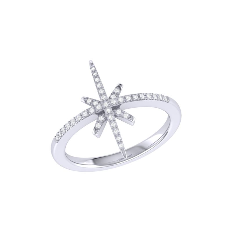 Twinkle Star Ring In Sterling Silver image