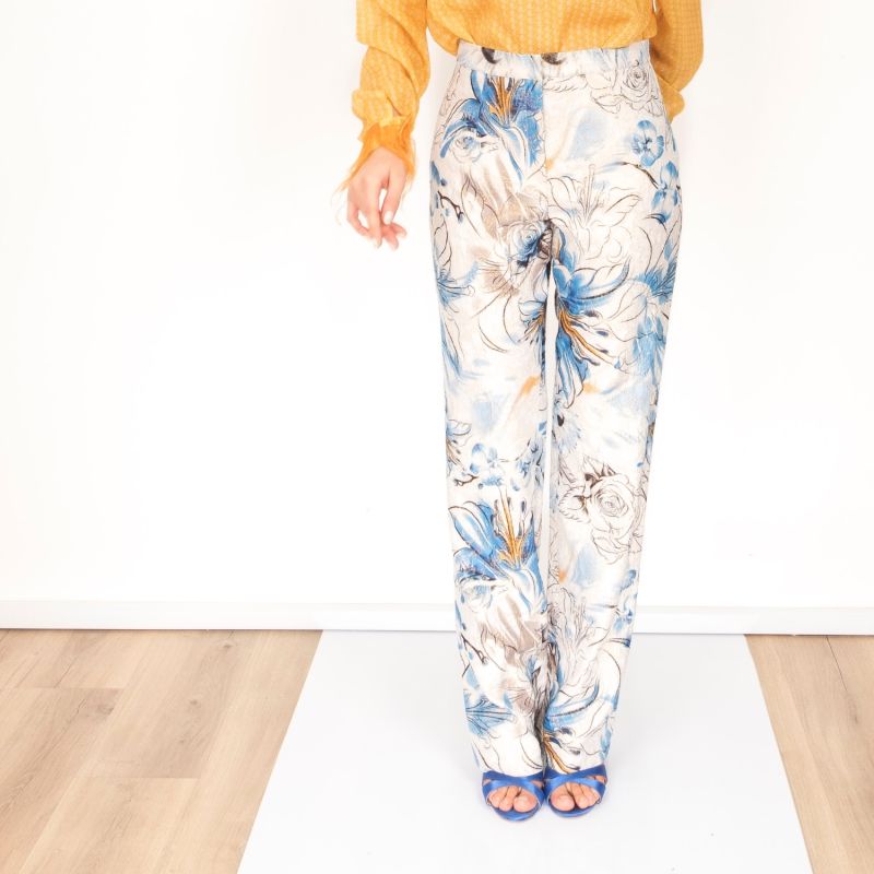 Brocade Floral Pants image