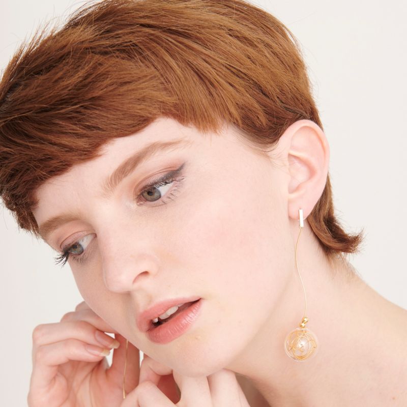 Transparent Sphere Earrings image