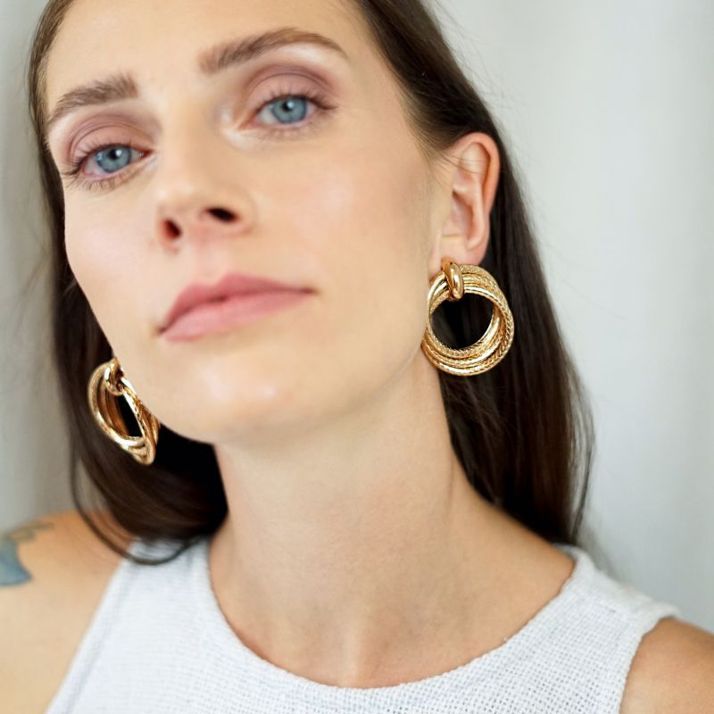 The Sezgi Earrings In Gold image