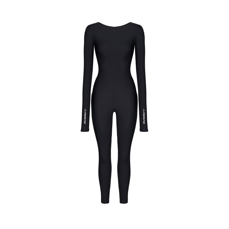 Monoskin Jumpsuit Open - Black image