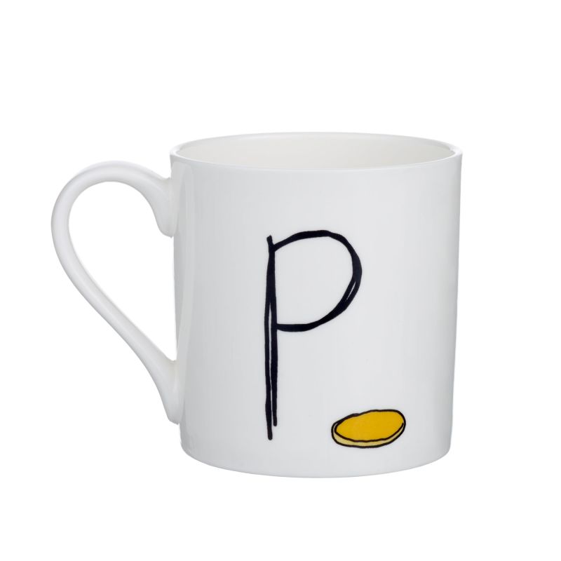 P  Alphabet Of Snacking Animals Mug image