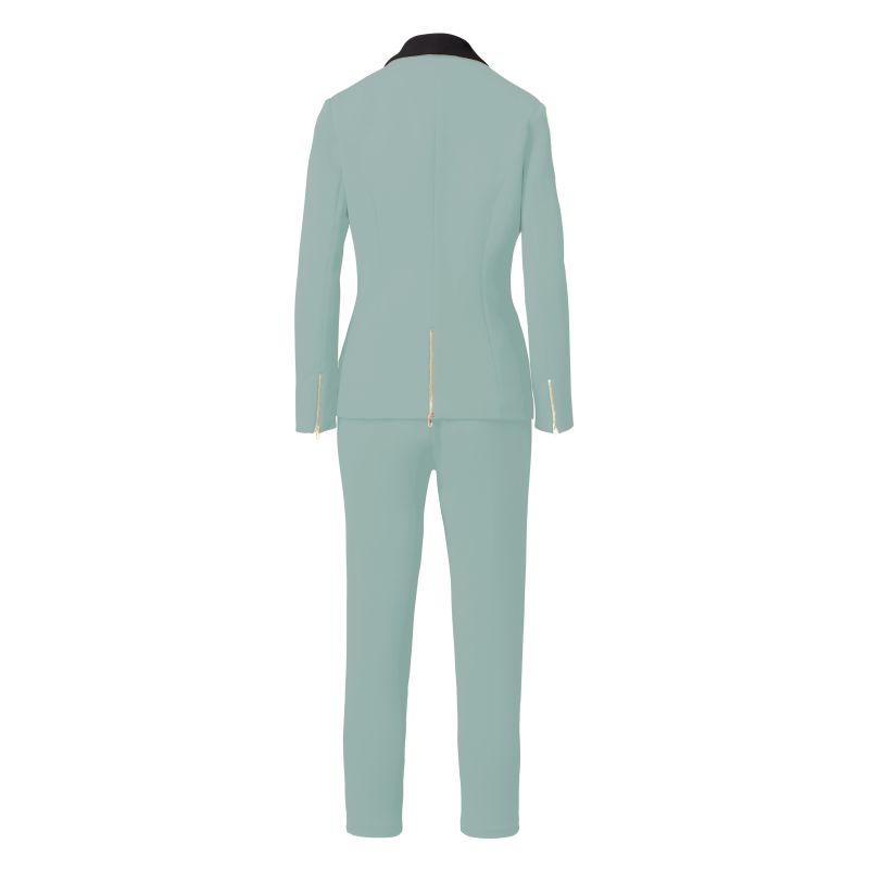 A Rebellious Leggings Suit -Seafoam Gray | Layo G | Wolf & Badger