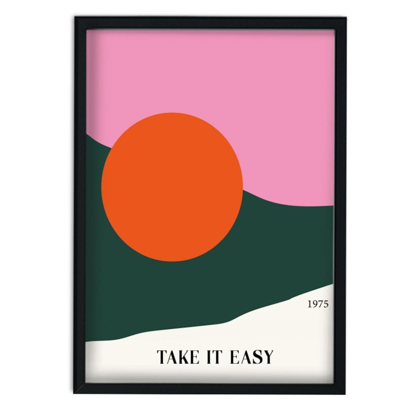 Take It Easy Eagles Inspired Retro Giclée Art Print image