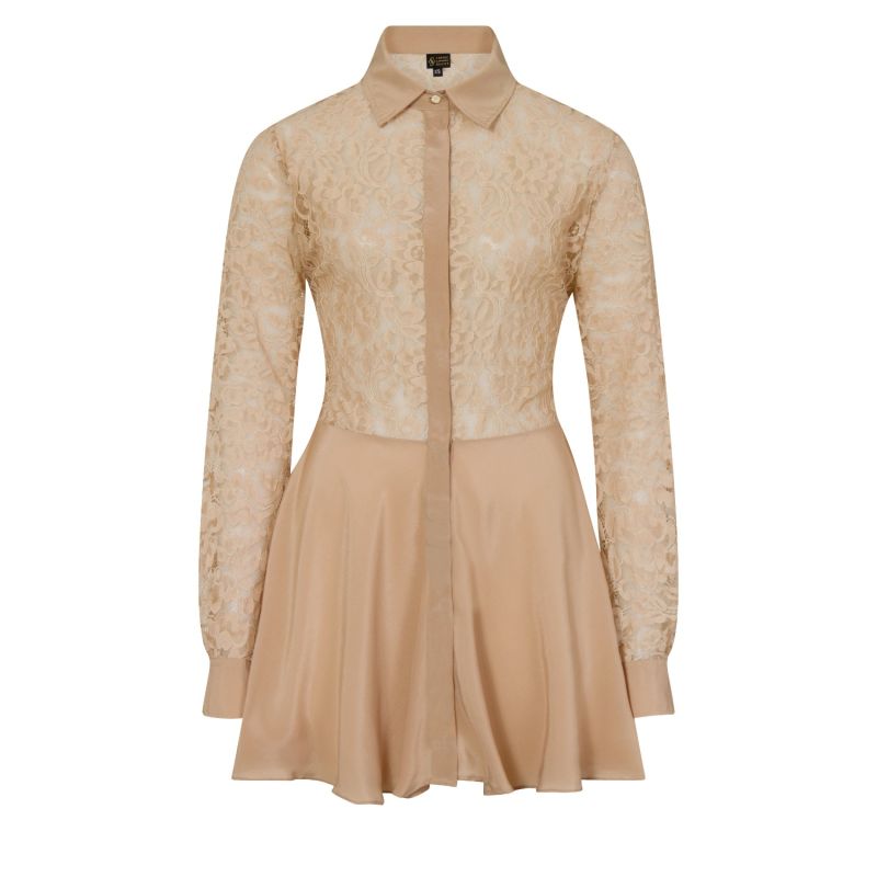 Beige Lace Dress image