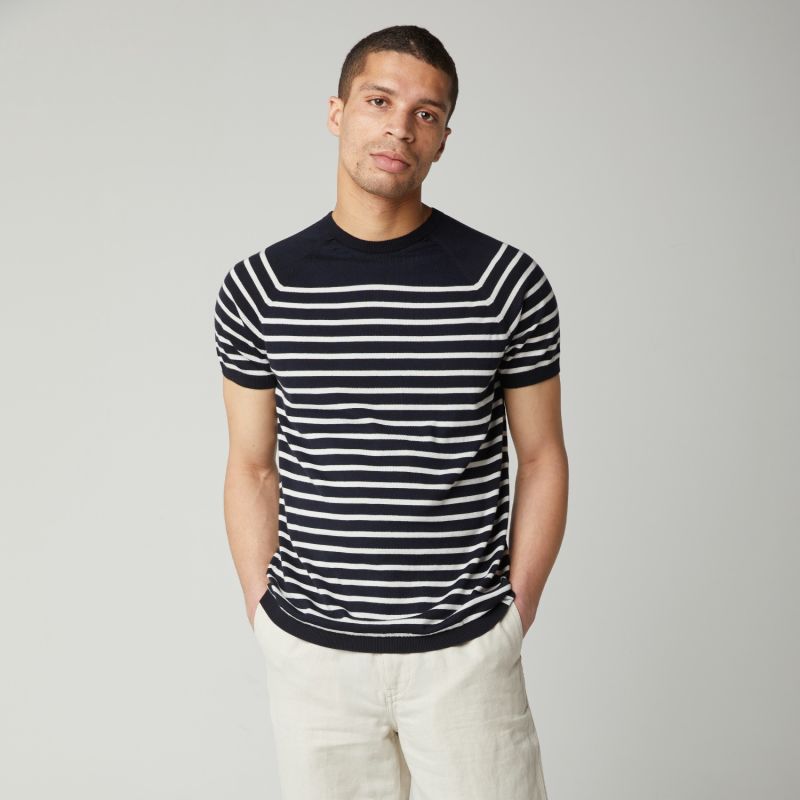 Breton Tee Navy image