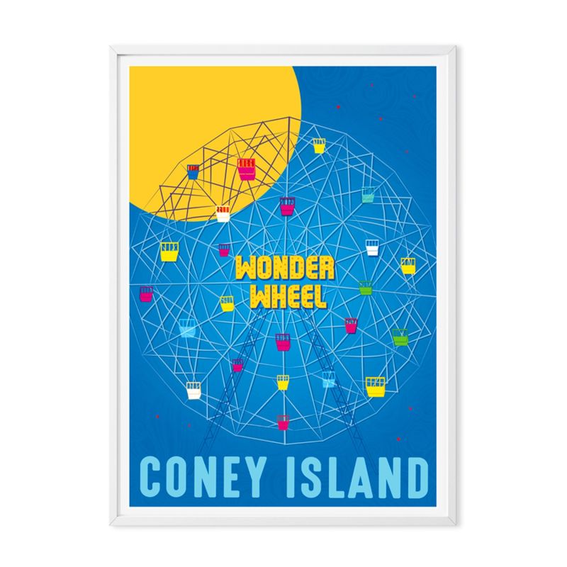 Coney Island New York Art Print image