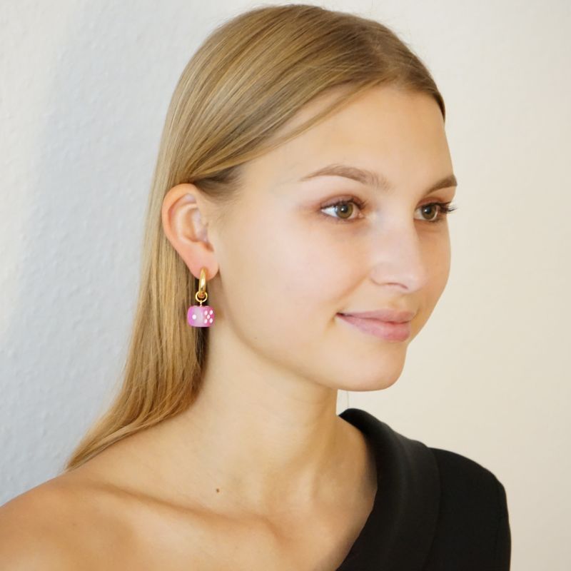 Hoop Earrings Dice image