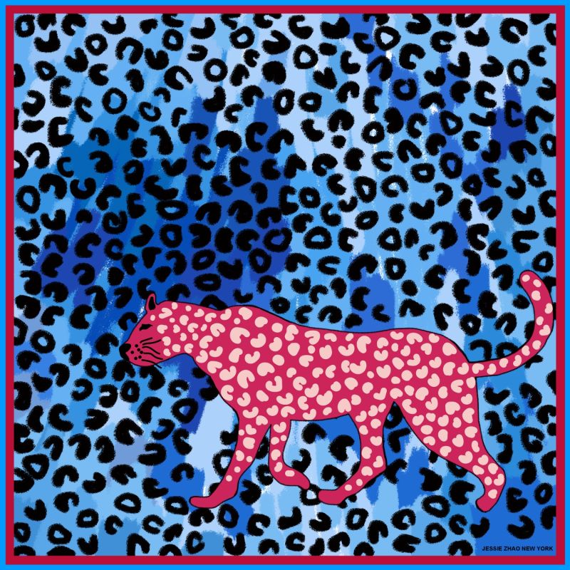 Silk Bandana Of Leopard image