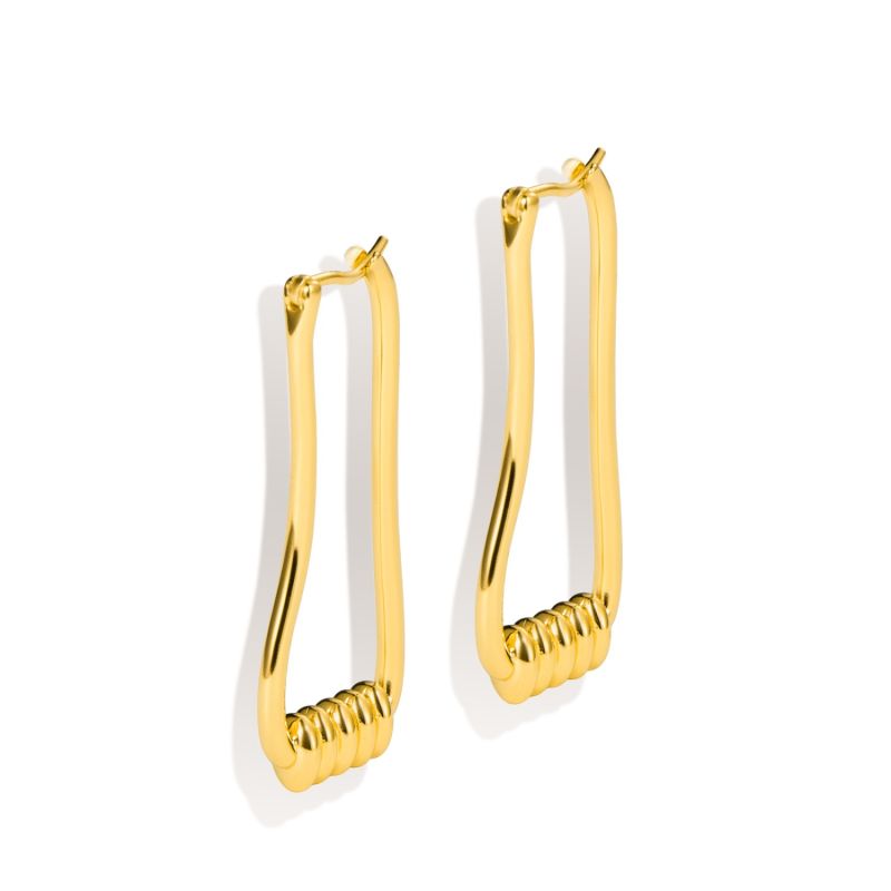 Metope Earrings - 18K Gold Vermeil image