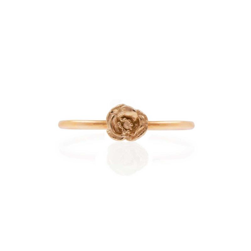 Poppy Stacking Ring – 9ct Solid Rose Gold image