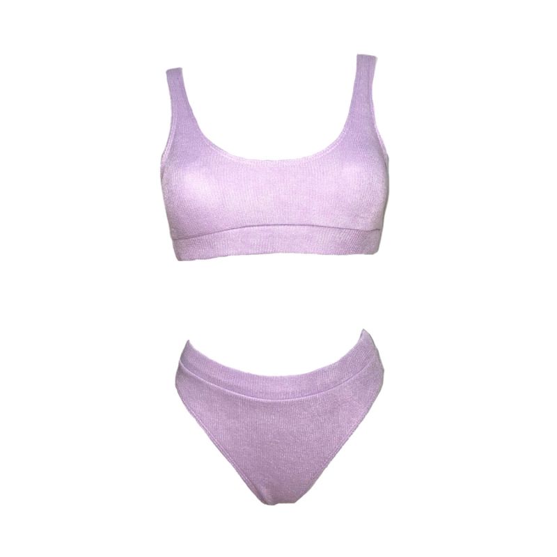 Shore Purple High Waisted Bikini image