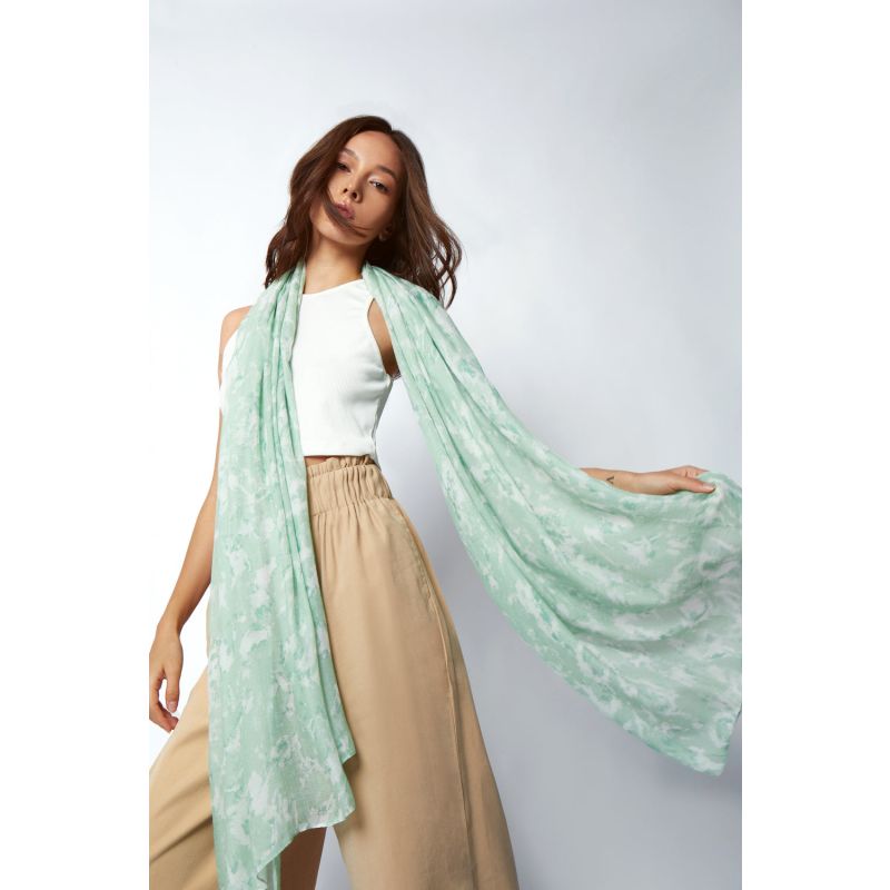 Matera Bamboo Dual Sarong & Scarf - Mint Green image