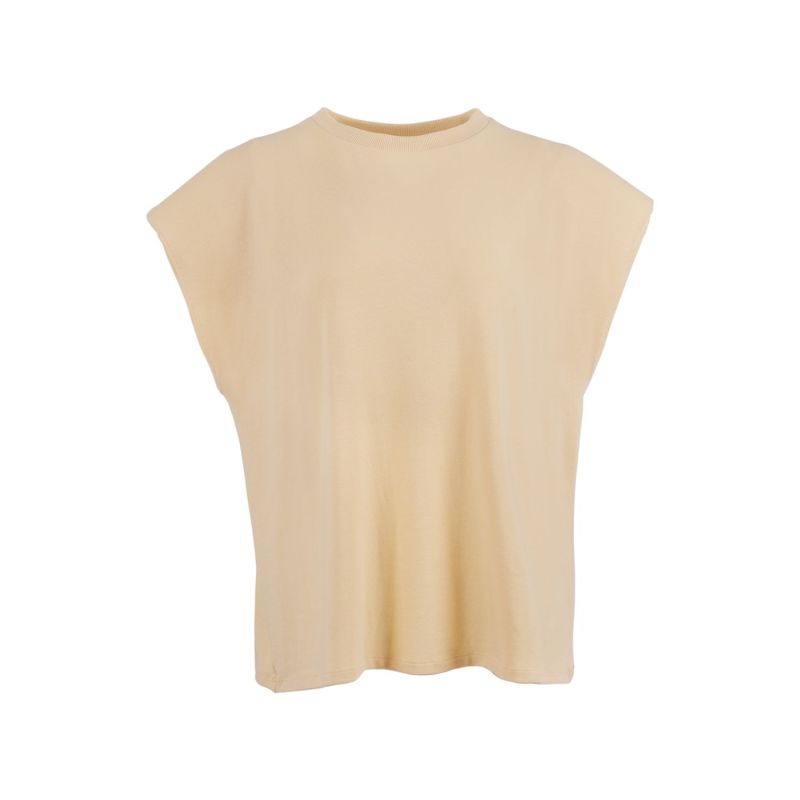 Muscat - Pyratex Seaweed Fibre Bold Shoulder Tee - Desert Mist image