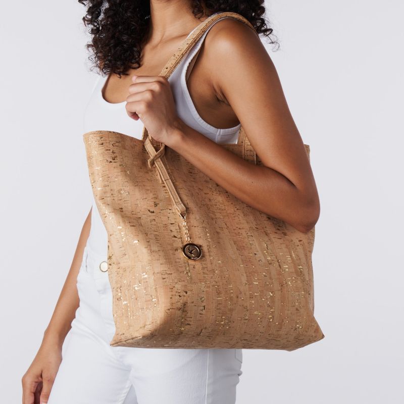 Simma Tote - Gold Speckled Cork image