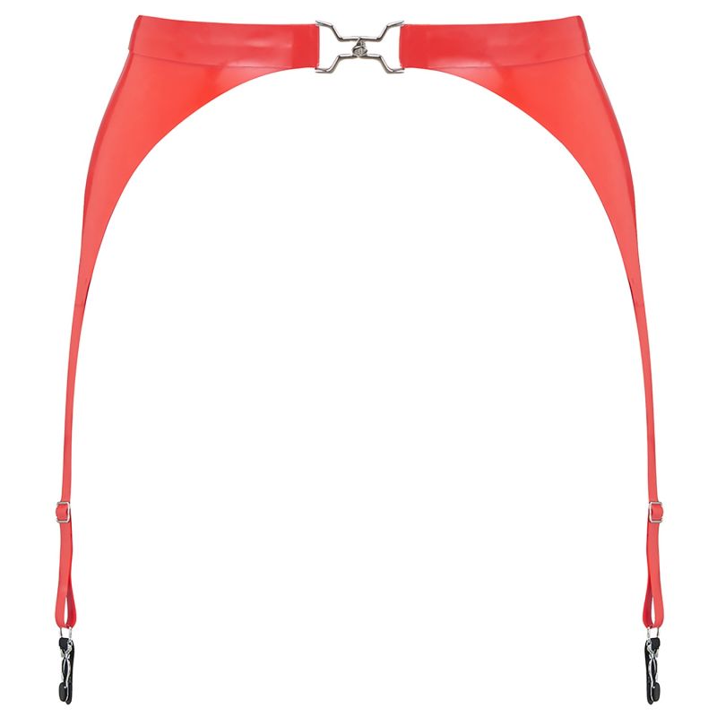 Latex Suspender - Red image