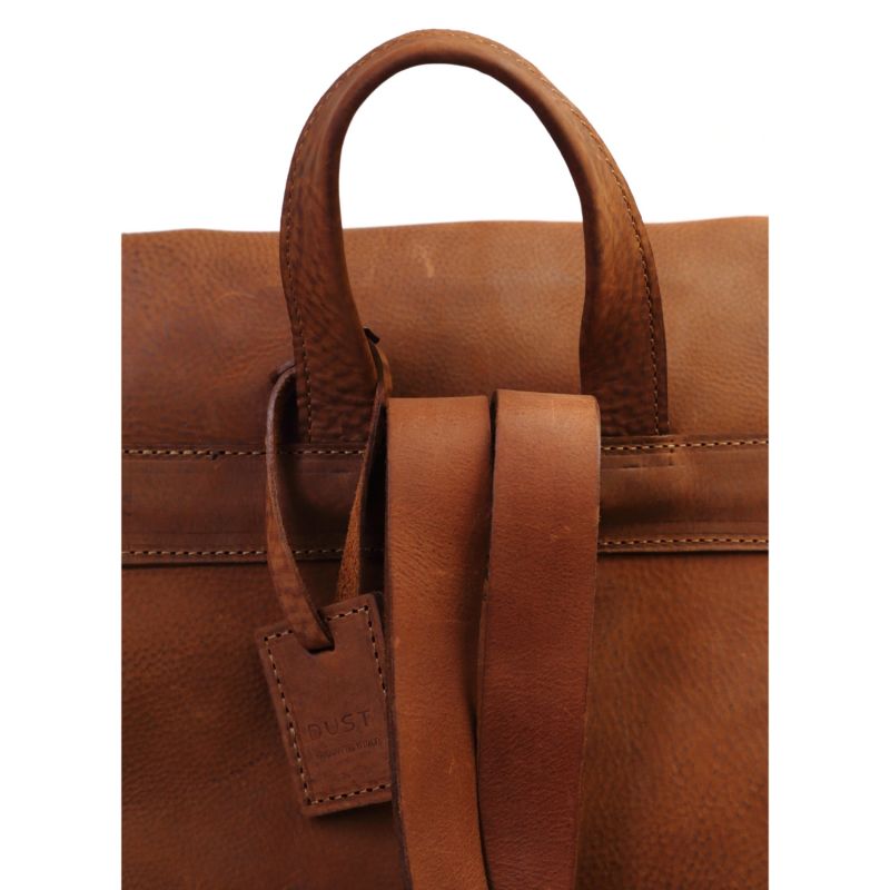 Leather Backpack In Heritage Brown image