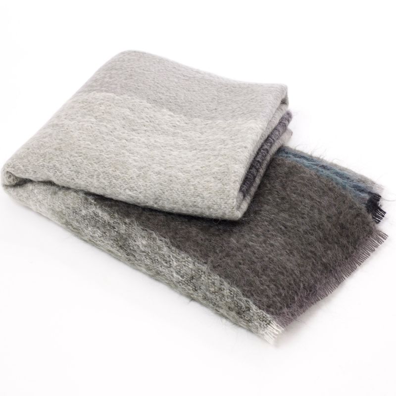 Large Mohair Throw: Sea Foam image