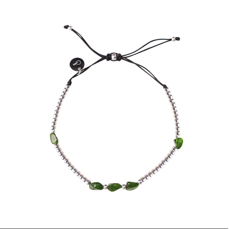 May Birthstone Bracelet - Silver image