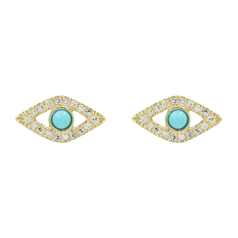 Turquoise Evil Eye Studs image