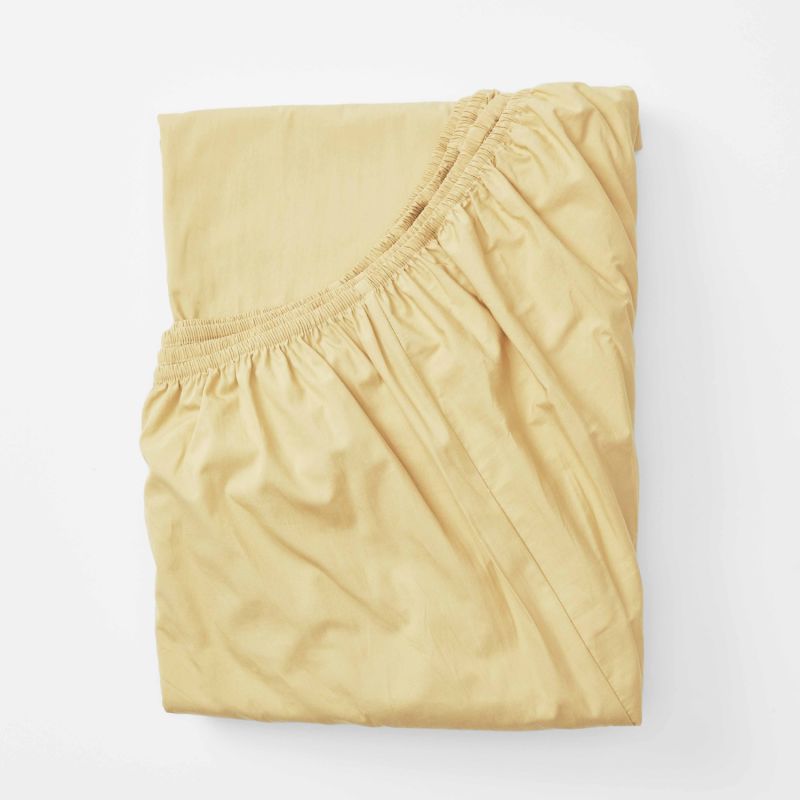 Queen Fitted Sheet In Maize image