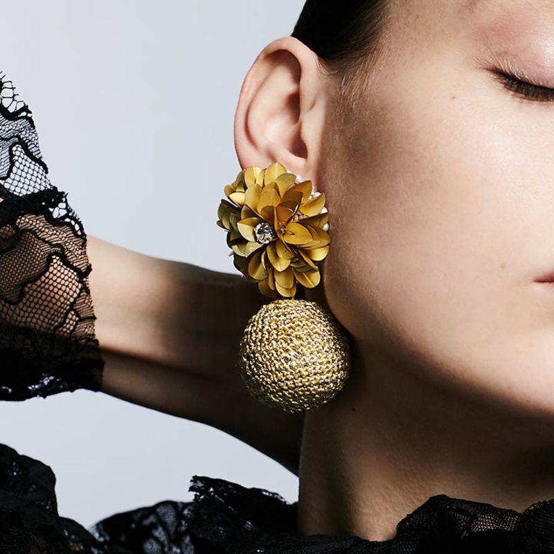 Blossom Bon Bons Gold Earrings image