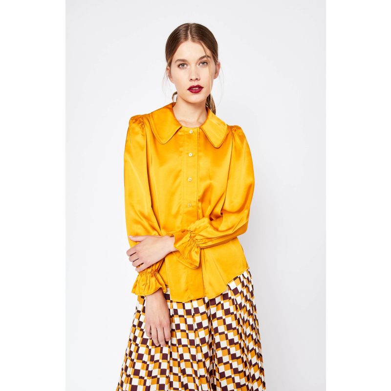 Saffron Statement Collar Blouse image