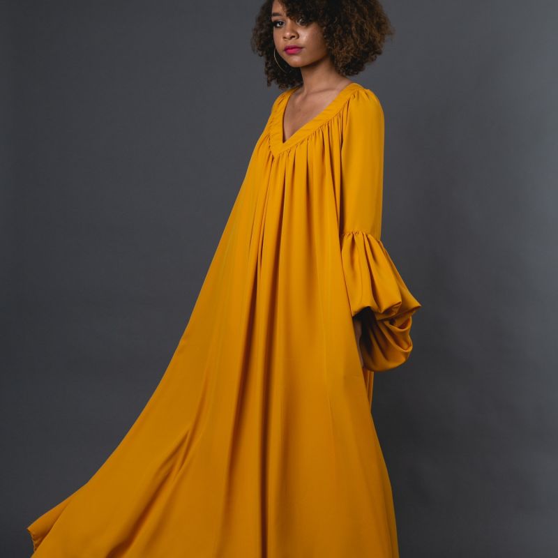 Mustard Stardust Dress image