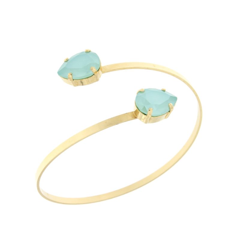 Mint Green Double Drop Bangle image