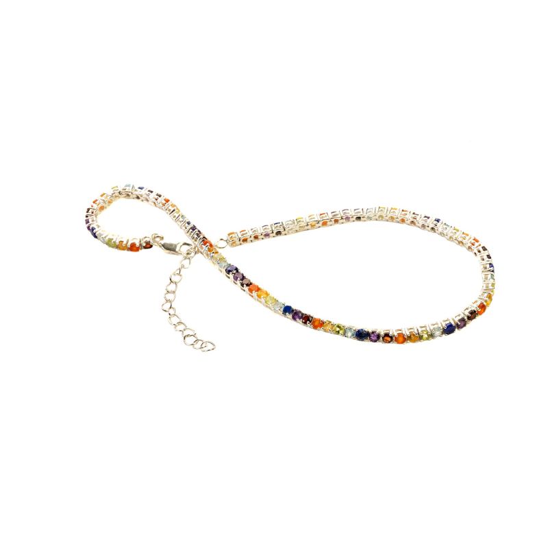 Rainbow Chakra Anklet - Multicolour image