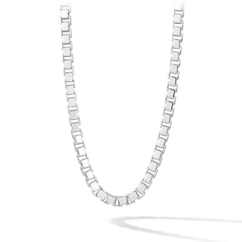 Sterling Silver Box Chain Necklace image