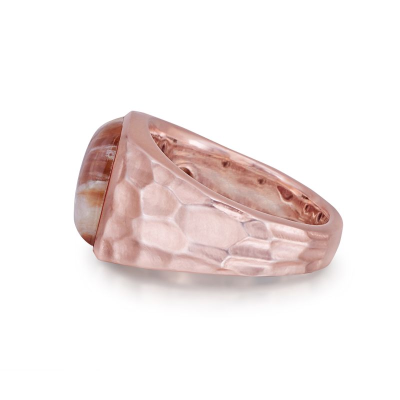 Red Lace Agate Stone Ring image