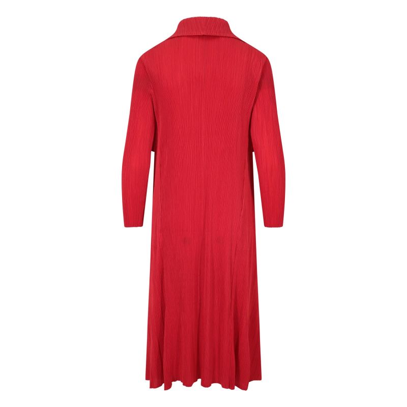 Red Waterfall Crinkle Coat image